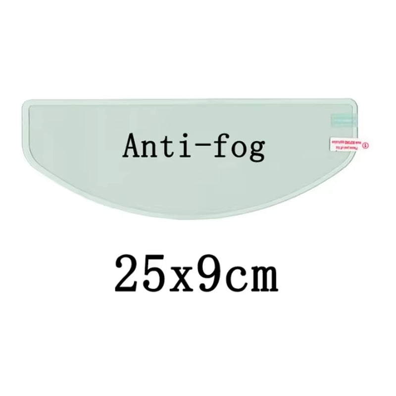 Flex Drive Garage™ – Durable Helmet Lens Film with Anti-Fog Nano Coating