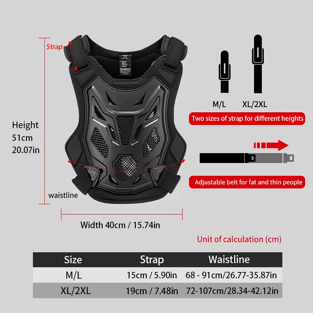 Flex Drive Garage – Ultimate Chest & Back Protection for Men & Women