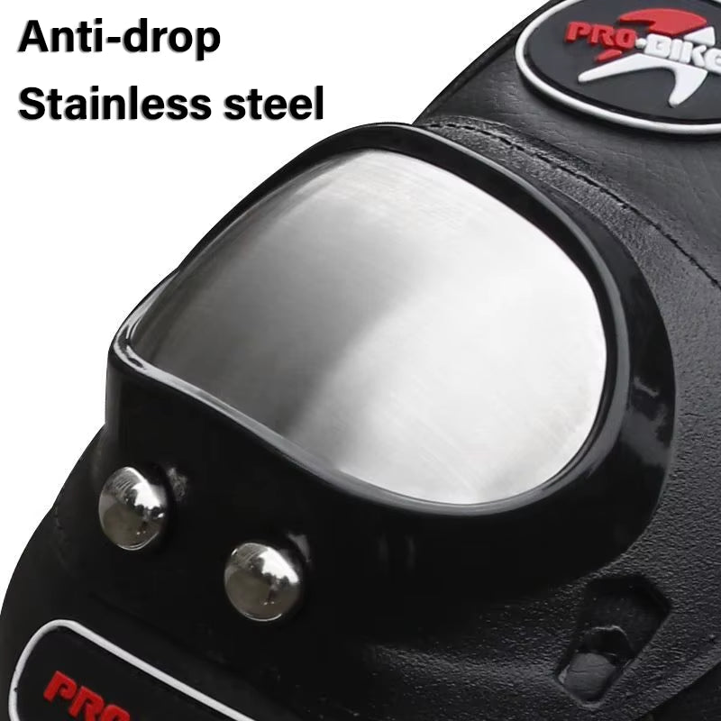 Flex Drive Garage™ 4-Piece Motorcycle Knee & Elbow Protection Kit – Heavy-Duty Motocross Armor
