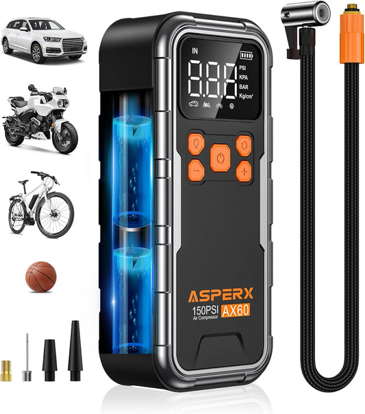 FlexDrive™ TurboPump – Cordless Air Compressor with Smart Pressure Control & DC Backup