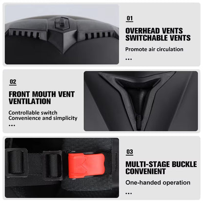 Flex Drive Garage™ – Unisex Full Face Flip-Up Helmet (DOT Certified)