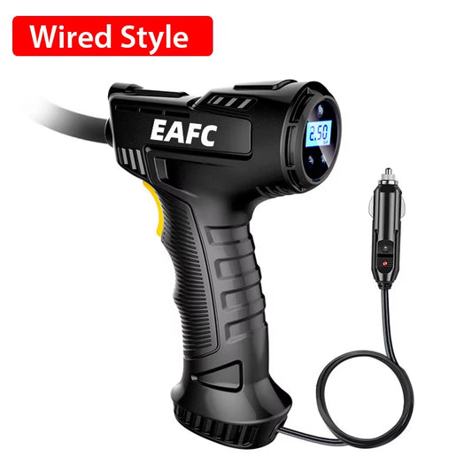 Flex Drive Garage™ – 120W Wireless/Wired Car Tire Inflator & Air Pump