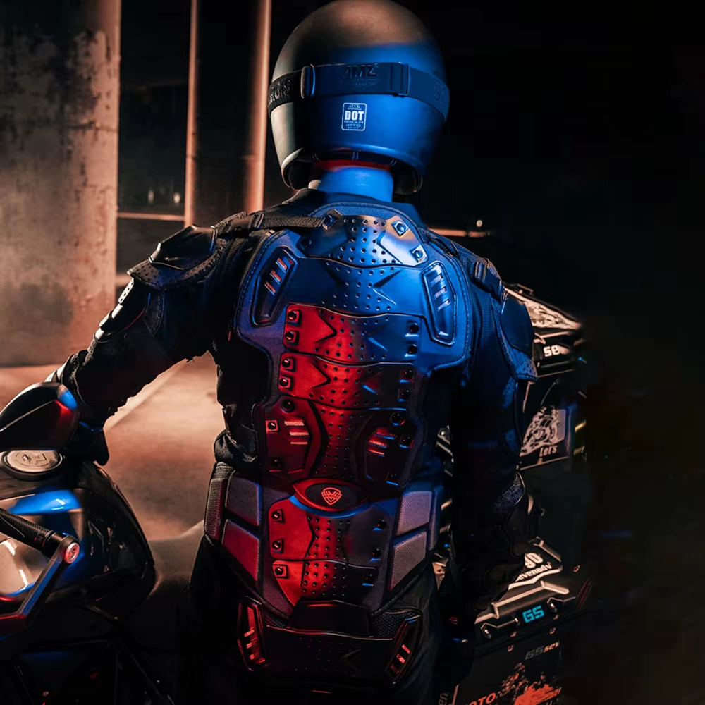 Flex Drive Garage™ Motorcycle Jacket – Full-Body Racing & Motocross Protection Gear