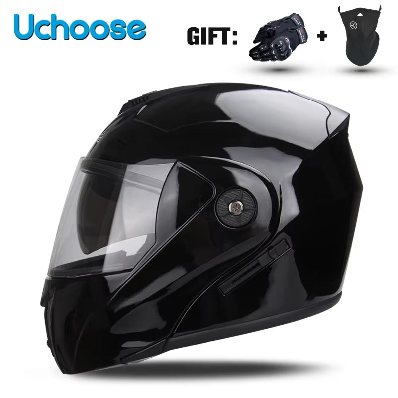 Flex Drive Garage™ – Unisex Full Face Flip-Up Helmet (DOT Certified)
