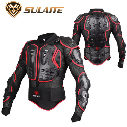 Flex Drive Garage™ Motorcycle Jacket – Full-Body Racing & Motocross Protection Gear