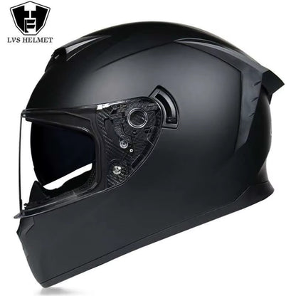 Flex Drive Garage™ – Full Face Sports Helmet with Double Visor (DOT Certified)