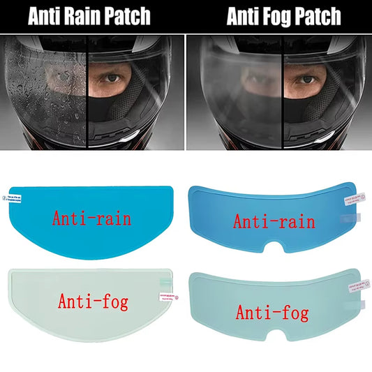Flex Drive Garage™ – Durable Helmet Lens Film with Anti-Fog Nano Coating