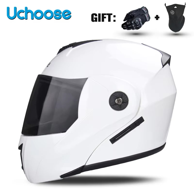 Flex Drive Garage™ – Unisex Full Face Flip-Up Helmet (DOT Certified)