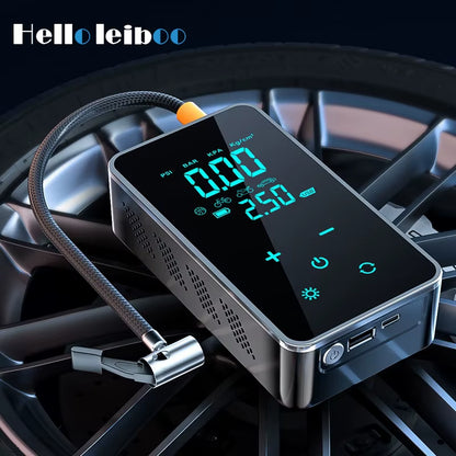 Flex Drive Garage™ – Smart Wireless Air Pump for Tires (Touch Control)