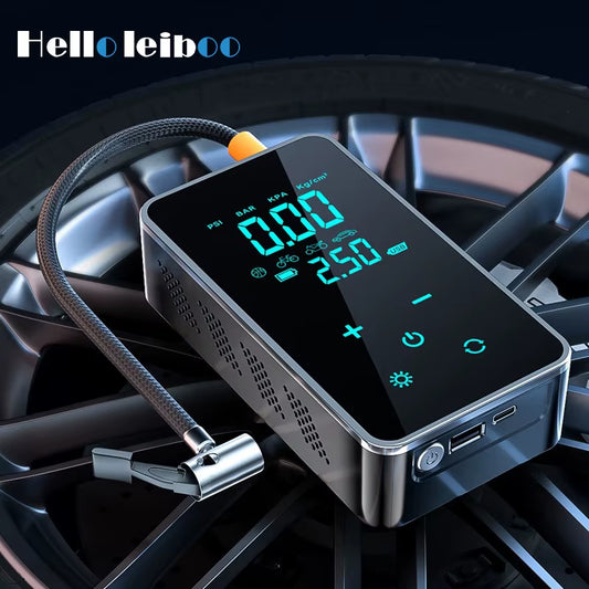Flex Drive Garage™ – Smart Wireless Air Pump for Tires (Touch Control)