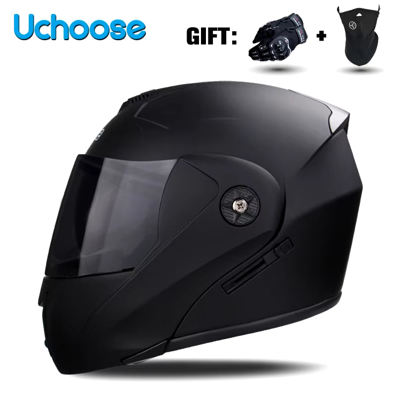 Flex Drive Garage™ – Unisex Full Face Flip-Up Helmet (DOT Certified)
