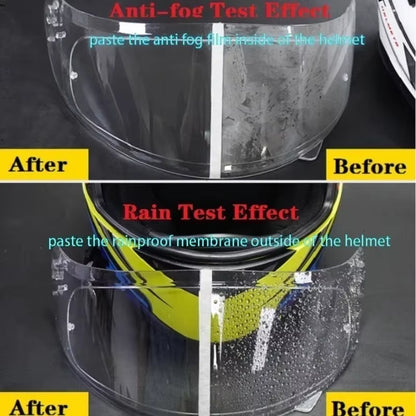 Flex Drive Garage Nano Rainproof & Anti-Fog Helmet Film