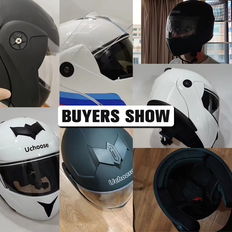 Flex Drive Garage™ – Unisex Full Face Flip-Up Helmet (DOT Certified)