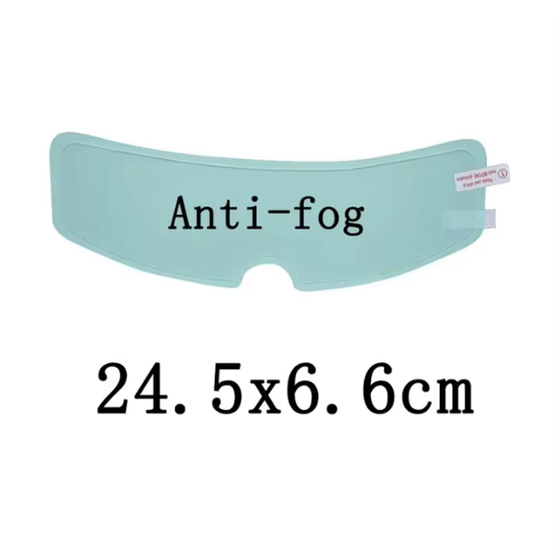 Flex Drive Garage™ – Durable Helmet Lens Film with Anti-Fog Nano Coating