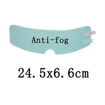 Flex Drive Garage™ – Durable Helmet Lens Film with Anti-Fog Nano Coating